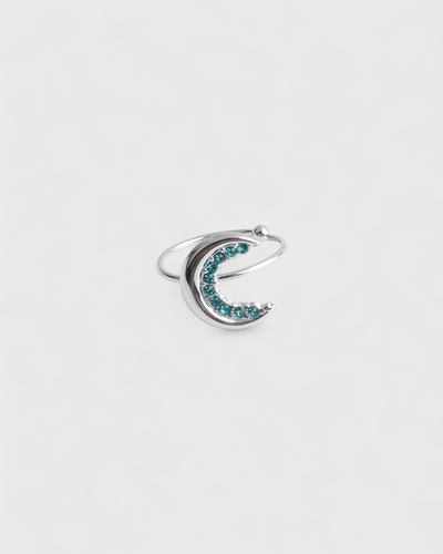 Once In A Moon - Ring - Edelstahl