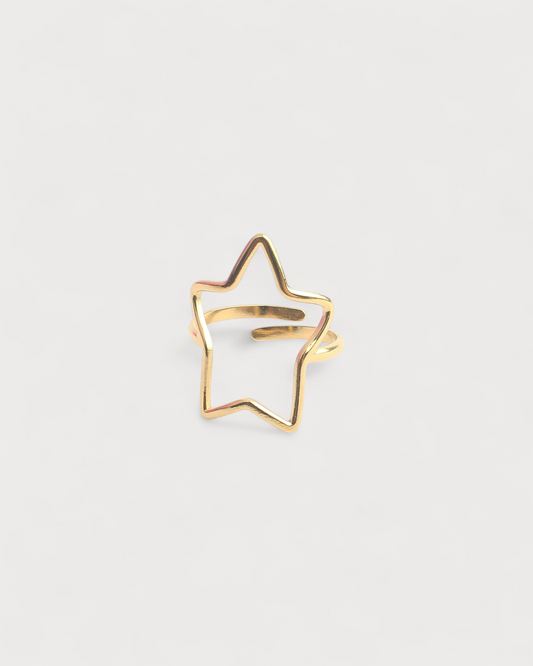 Stern - Ring - Edelstahl