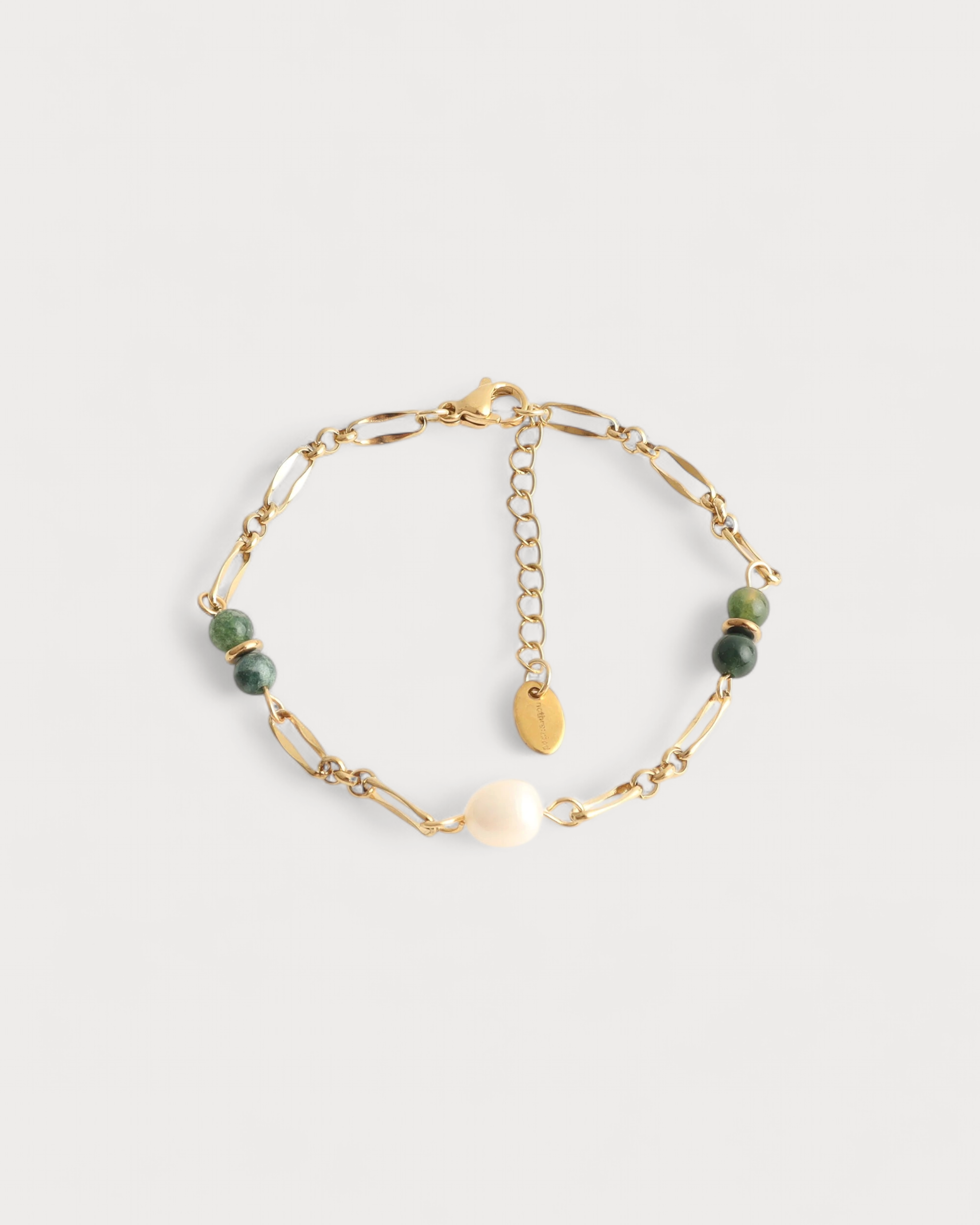 Coosje - Armband - Naturstein - Edelstahl