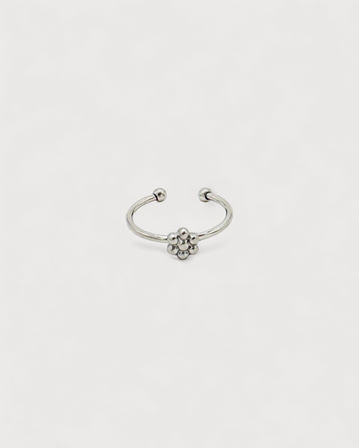Une Petite Fleur - Ring - Edelstahl - verstellbar