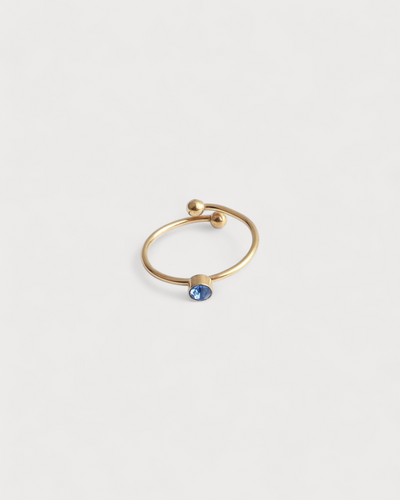 Isabella - Ring - Edelstahl - verstellbar