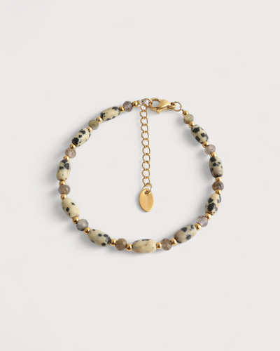 Avielle - Armband - Naturstein - Edelstahl