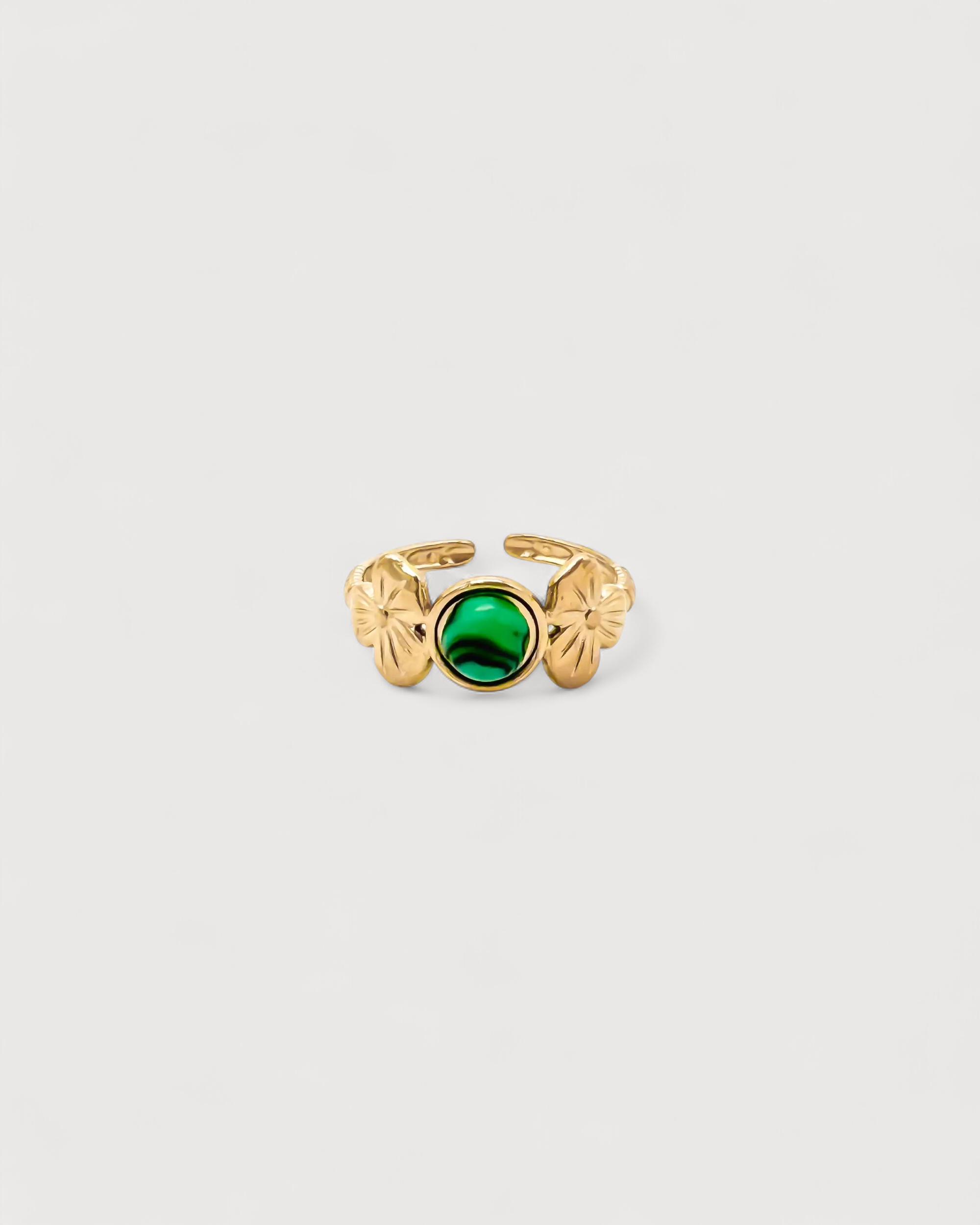 Flower Petal - Ring - Edelstahl - verstellbar