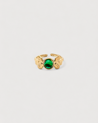 Flower Petal - Ring - Edelstahl - verstellbar