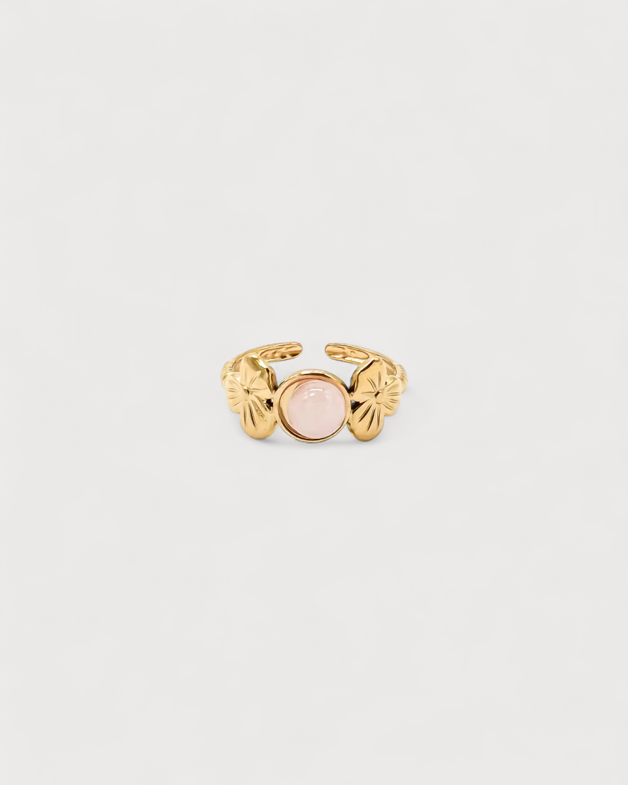 Flower Petal - Ring - Edelstahl - verstellbar
