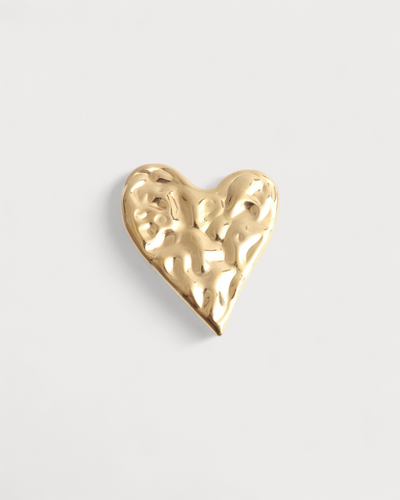 Heart - Brosche - Edelstahl