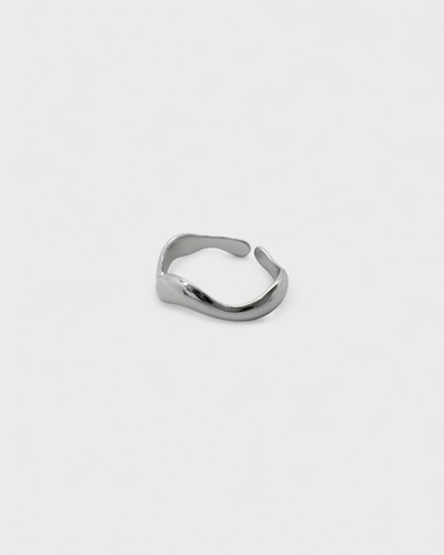 Waves - Ring - Edelstahl - Verstellbar