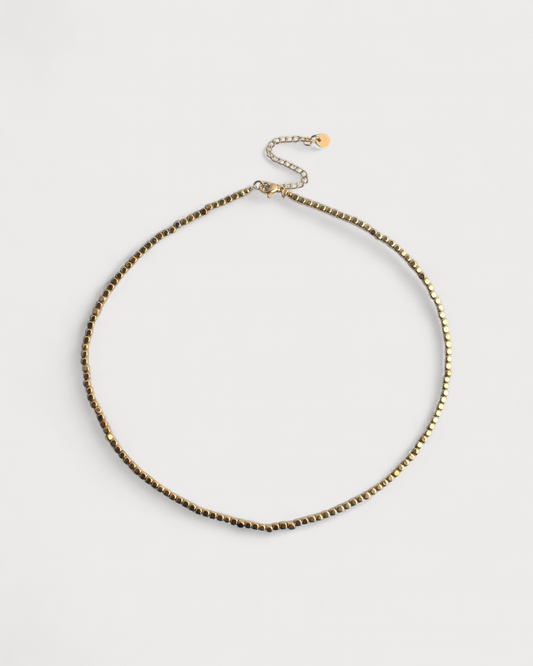 Round Circle - Halskette - Edelstahl