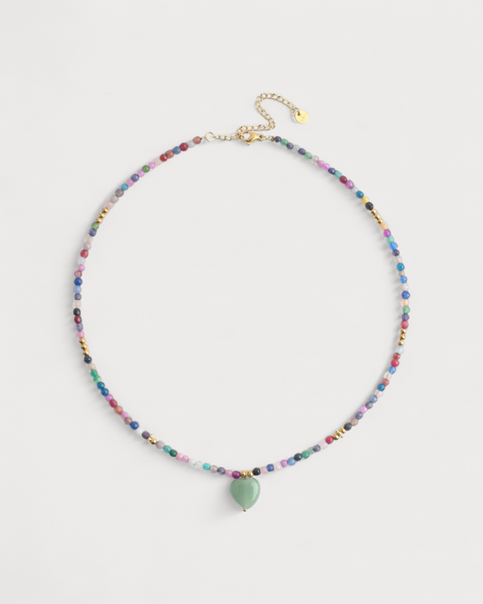 Capri - Halskette - Naturstein - Edelstahl