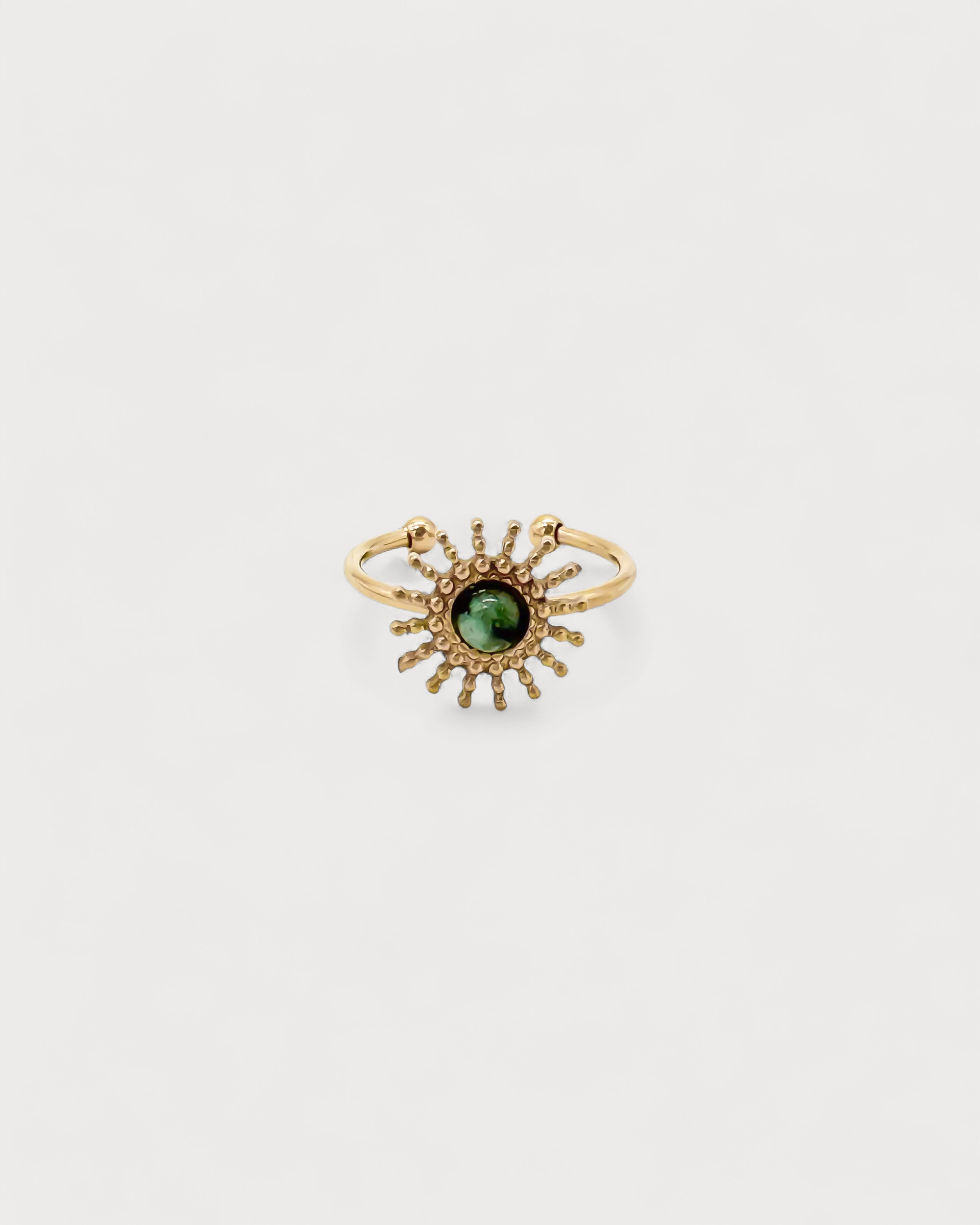 Sunny - Ring - Naturstein - Edelstahl - Tellable