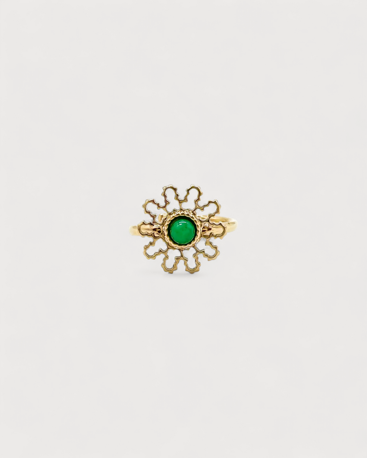 Flori - Ring - Edelstahl - Verstellbar