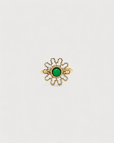 Flori - Ring - Edelstahl - Verstellbar