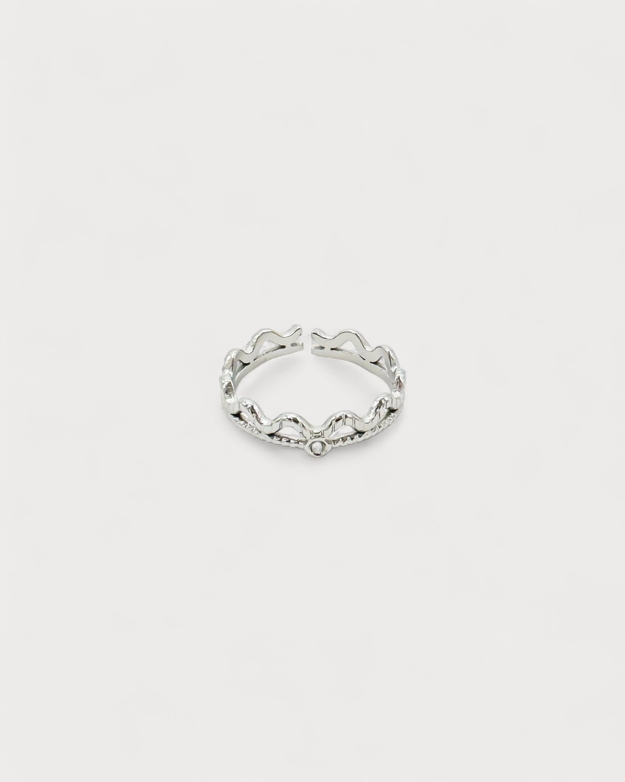 Noor - Ring - Edelstahl - Verstellbar