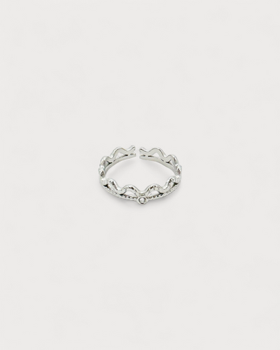Noor - Ring - Edelstahl - Verstellbar