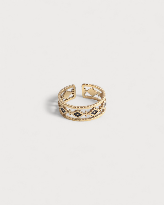 Lexy - Ring - Edelstahl - verstellbar