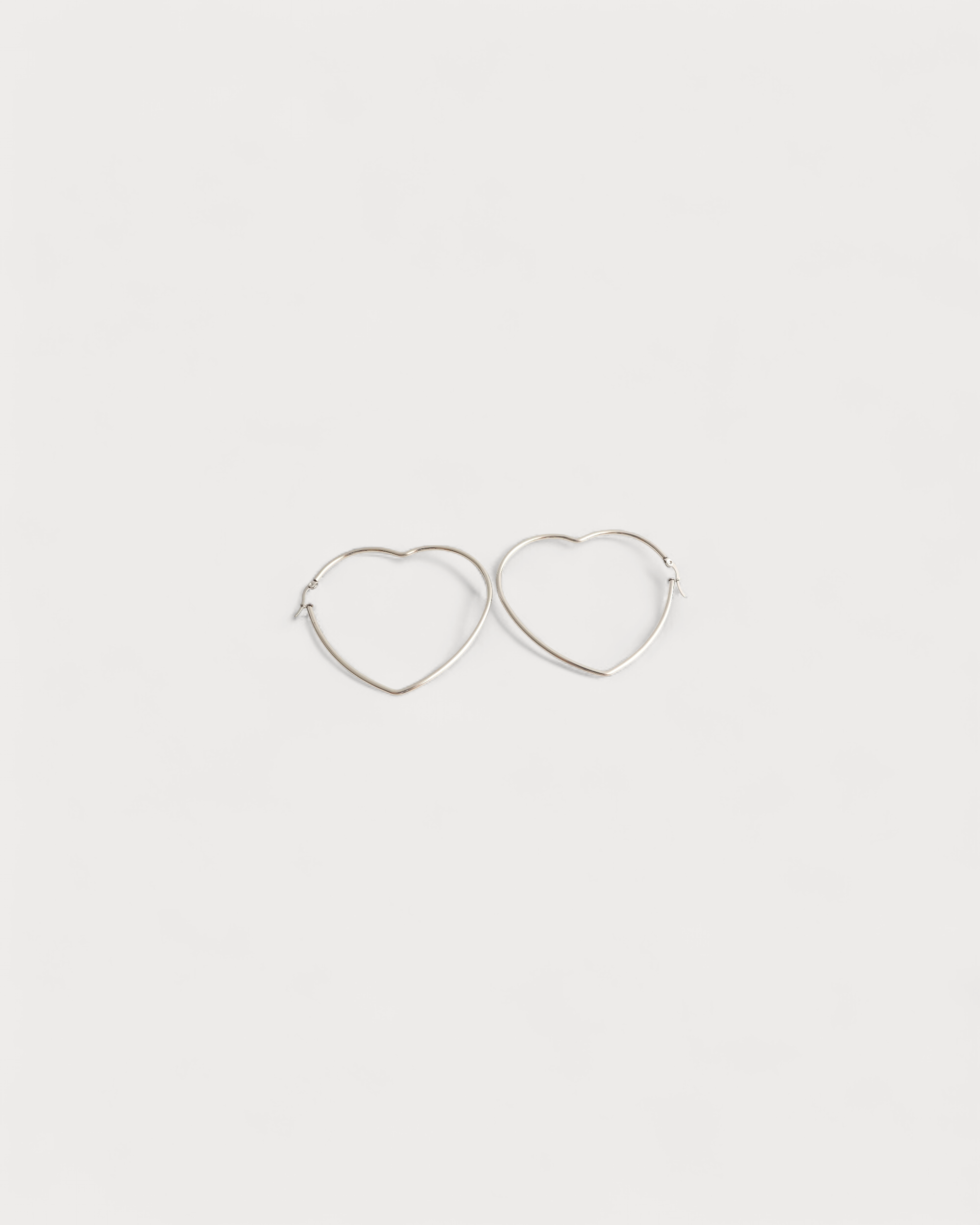 Heart Hoops - Ohrringe - Edelstahl