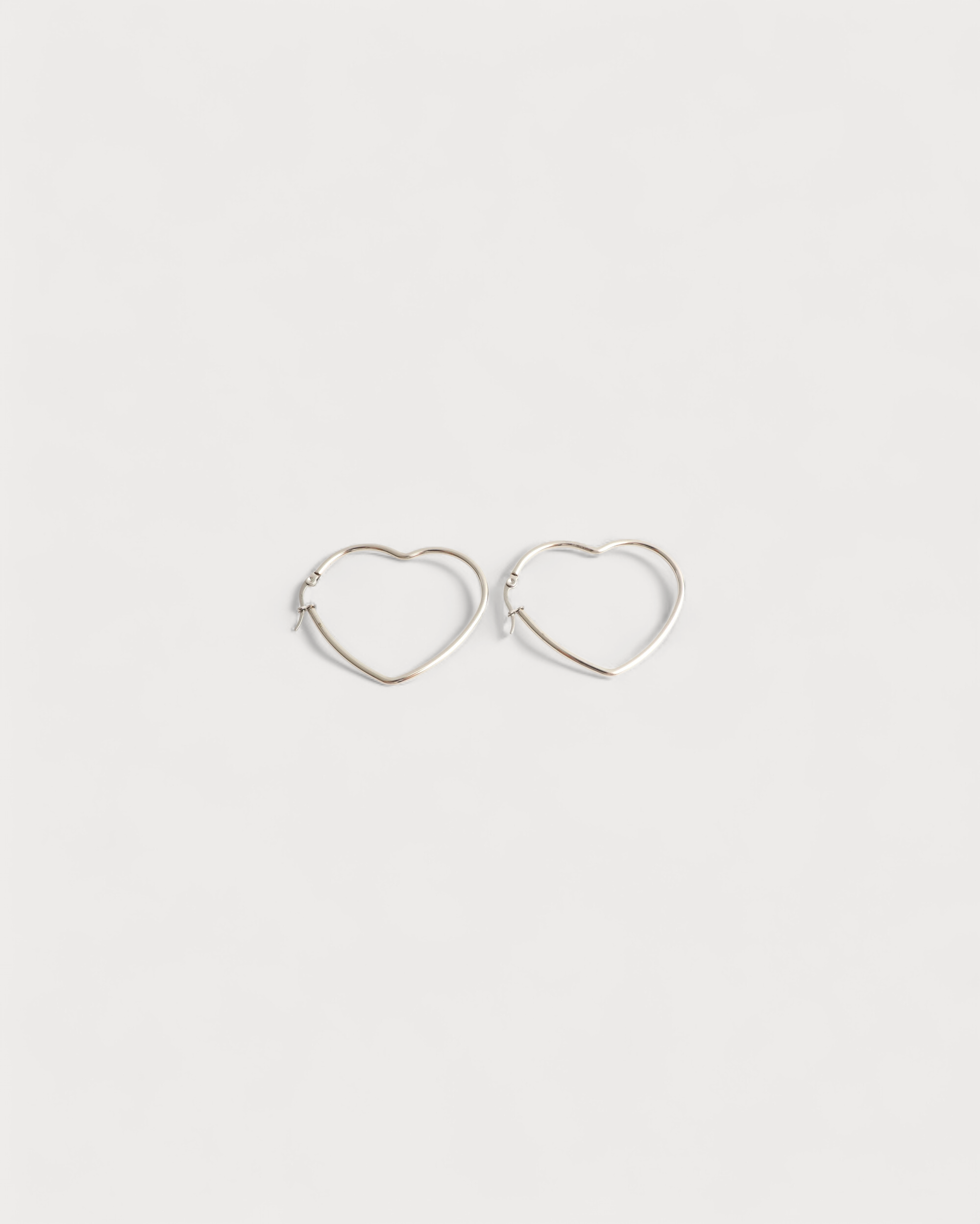 Heart Hoops - Ohrringe - Edelstahl