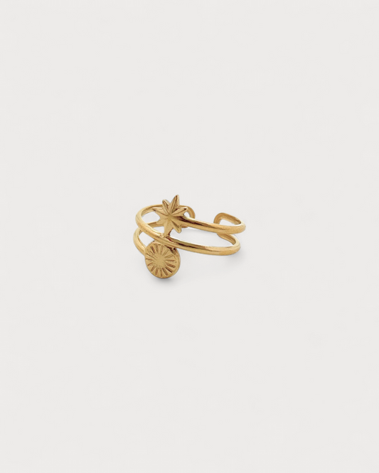 Solaire - Ring - Edelstahl - Einstellbar
