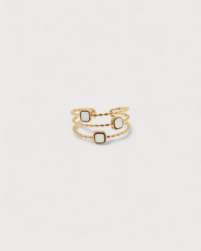 Meike  - Ring - Edelstahl - Einstellbar