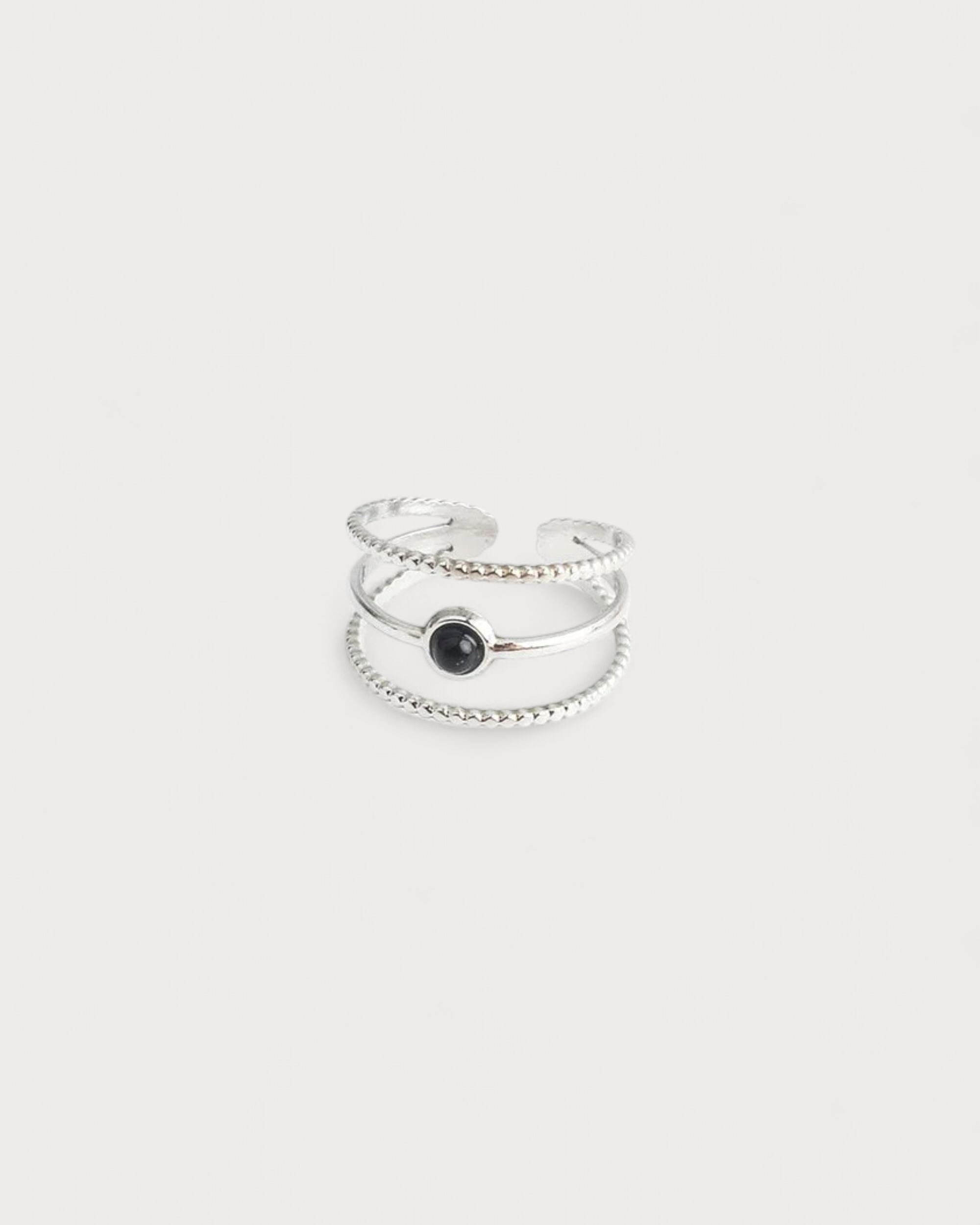 Aarya - Ring - Naturstein - Edelstahl - Verstellbar
