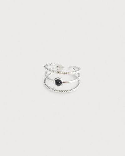 Aarya - Ring - Naturstein - Edelstahl - Verstellbar