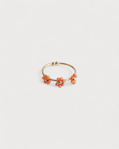 Camelia- Ring - Edelstahl - verstellbar