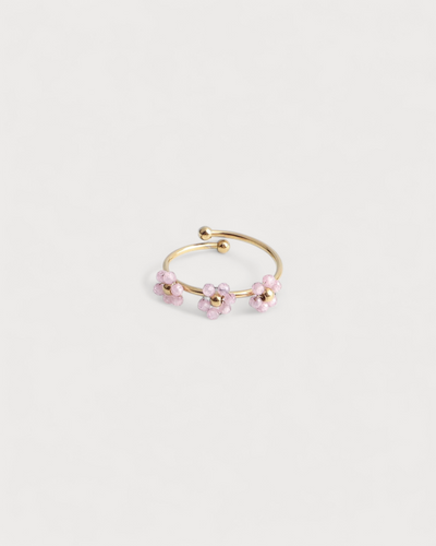 Camelia- Ring - Edelstahl - verstellbar