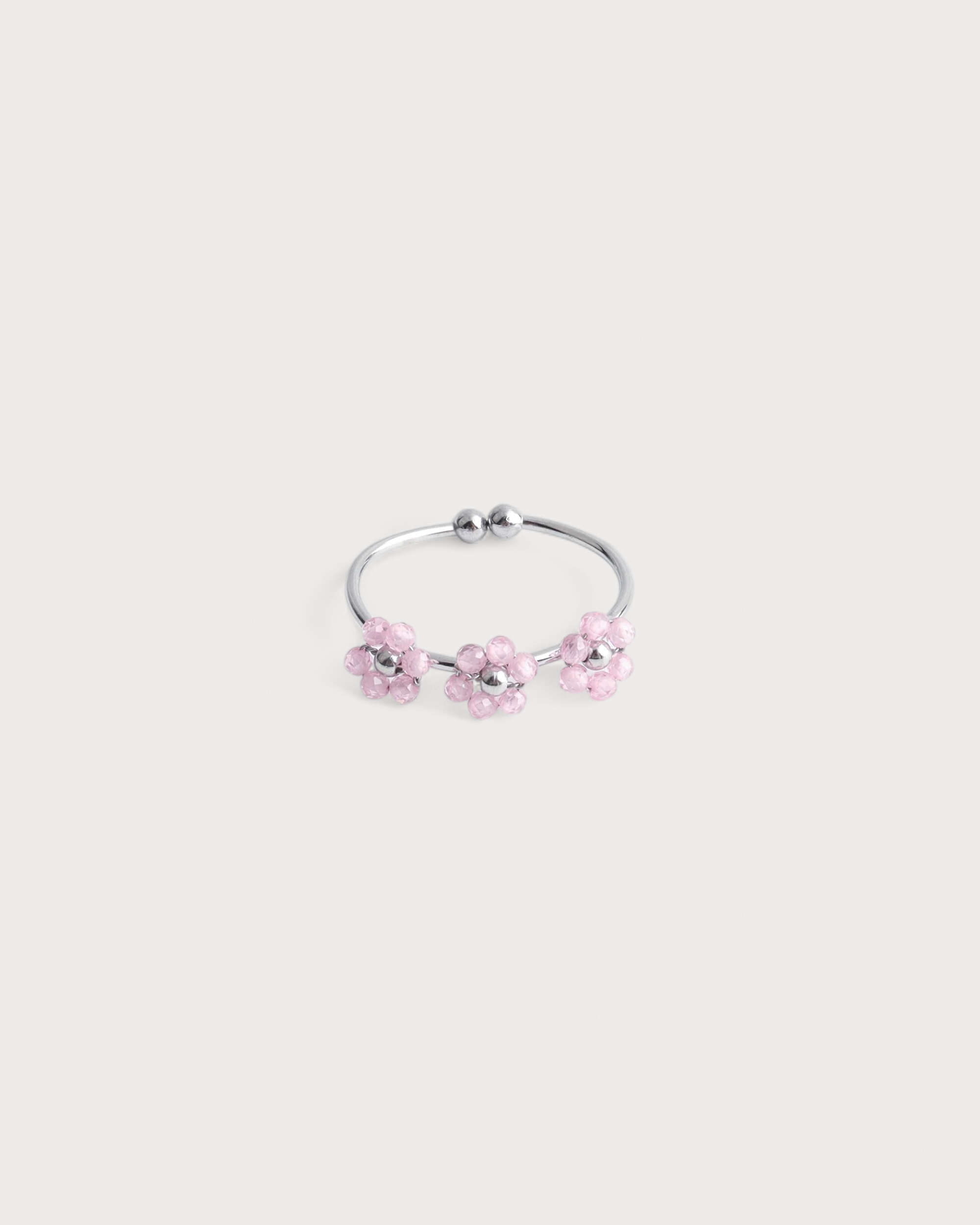 Camelia- Ring - Edelstahl - verstellbar