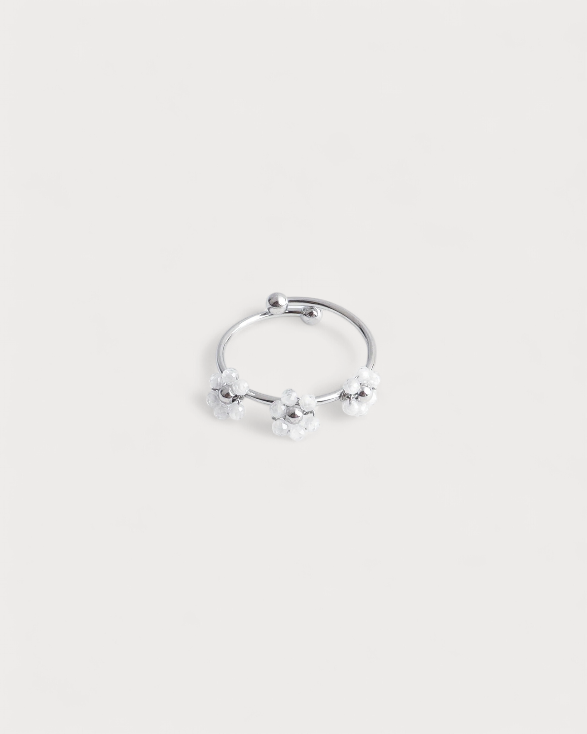 Camelia- Ring - Edelstahl - verstellbar