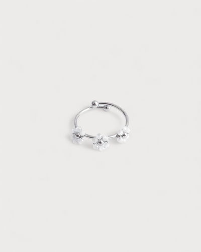 Camelia- Ring - Edelstahl - verstellbar