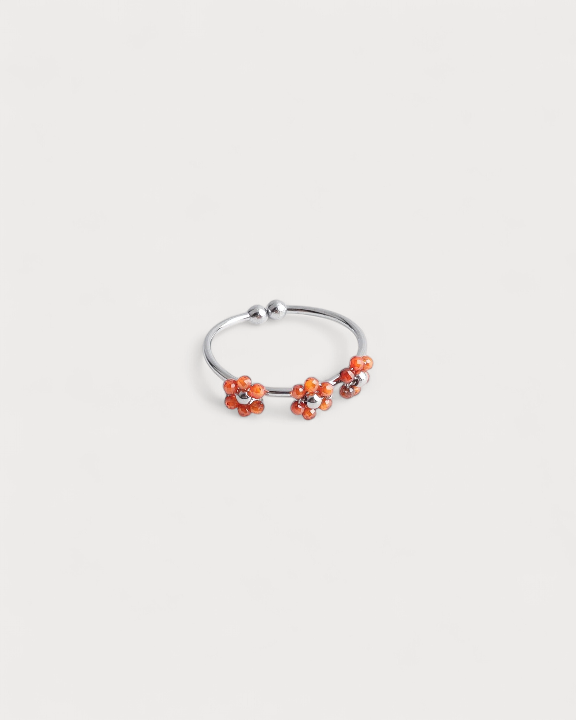Camelia- Ring - Edelstahl - verstellbar