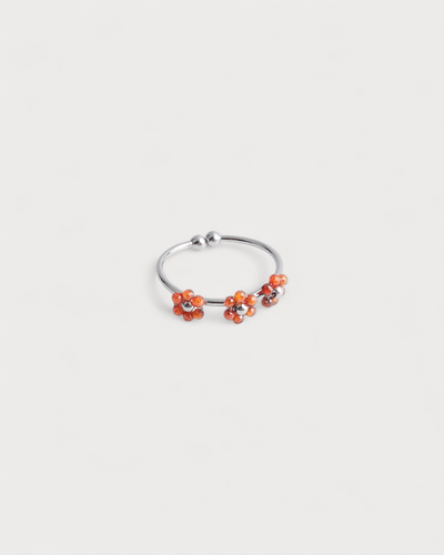 Camelia- Ring - Edelstahl - verstellbar