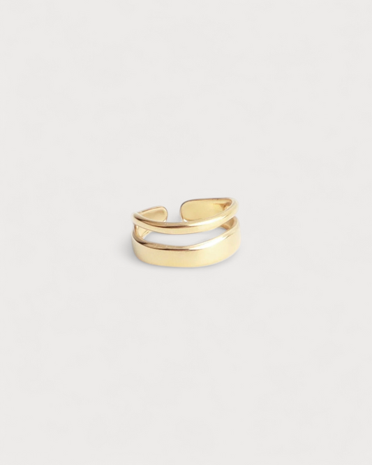 Bailey - Ring - Edelstahl - Einstellbar