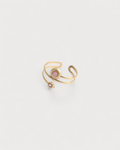 Candace - Ring - Edelstahl - verstellbar