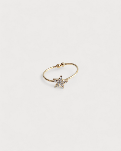 Shining Star - Ring - Edelstahl