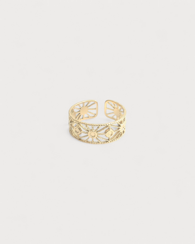 Sola - Ring - Edelstahl - Verstellbar