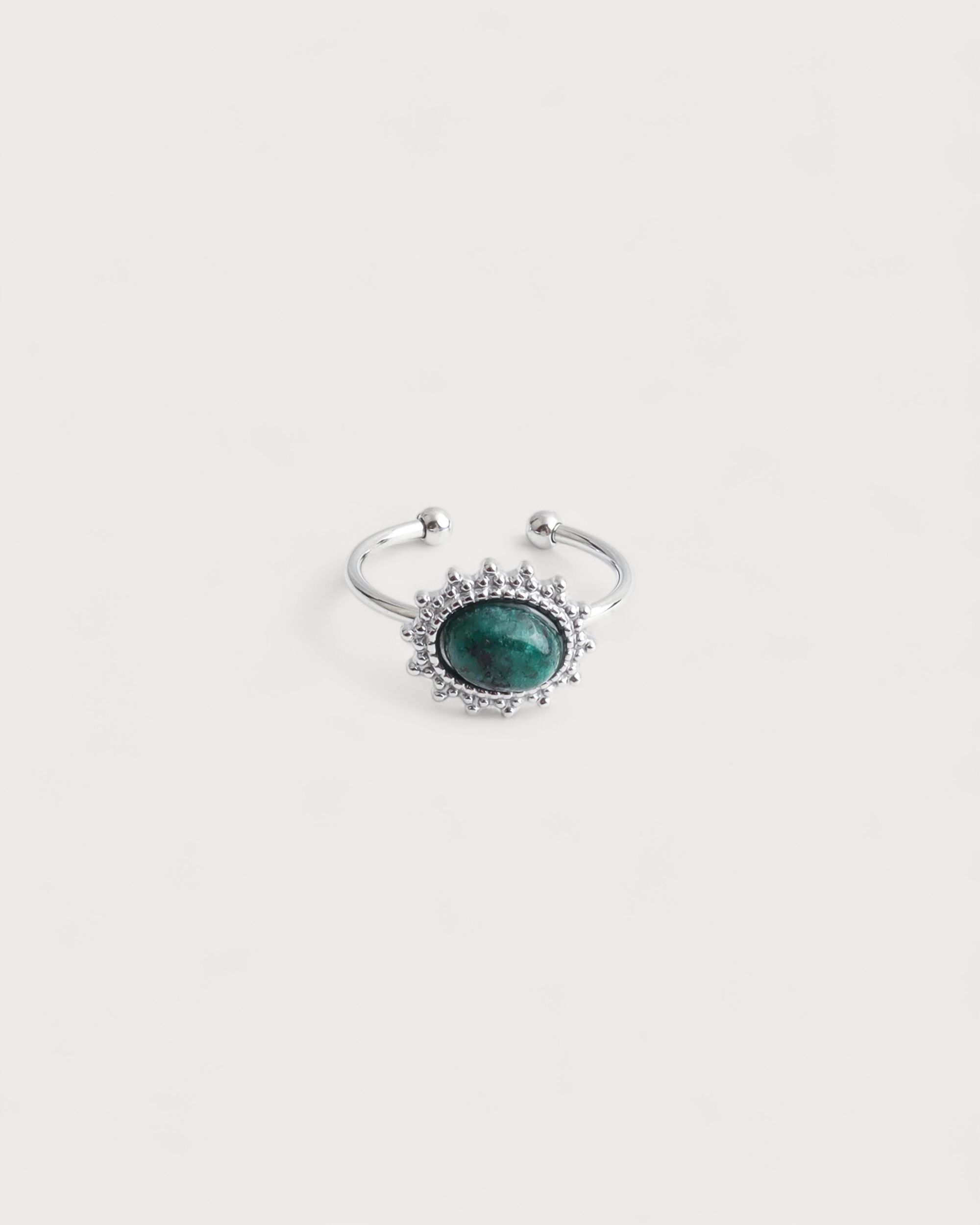 Jolie - Naturstein - Ring - Edelstahl