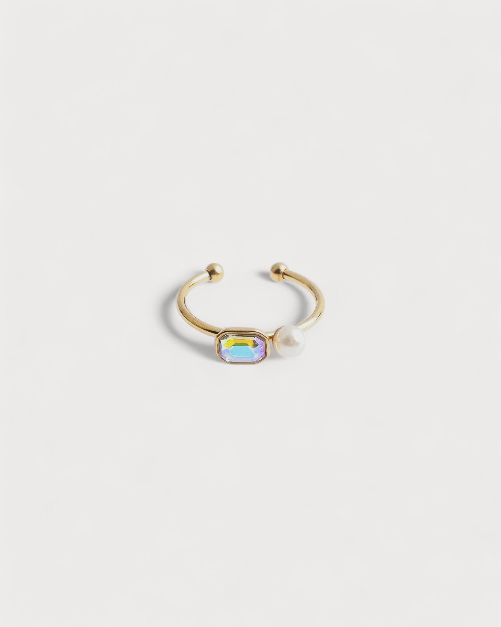 Claudette - Ring - Edelstahl - Verstellbar