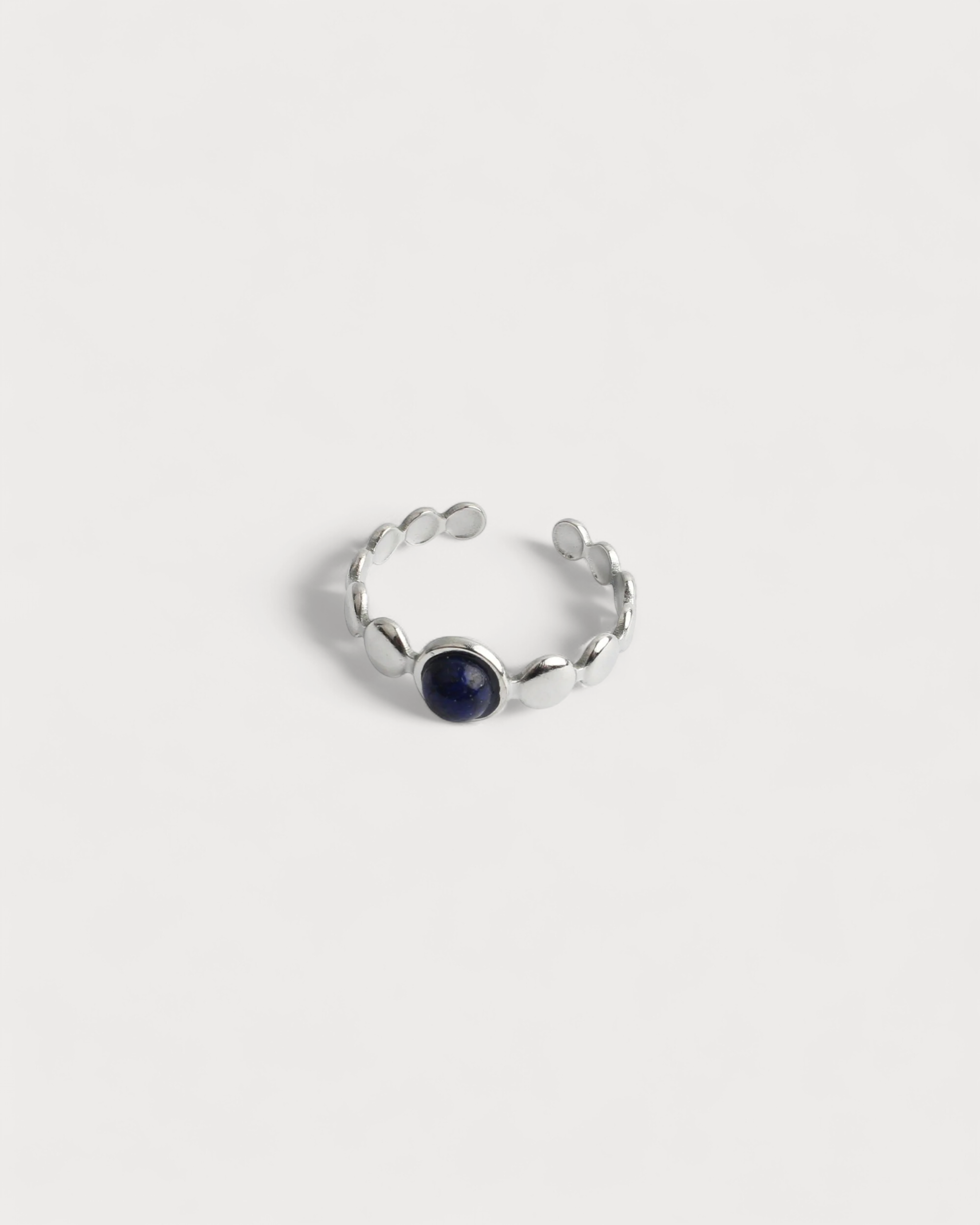 Julietta - Ring - Naturstein - Edelstahl - Verstellbar