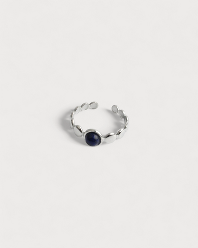 Julietta - Ring - Naturstein - Edelstahl - Verstellbar
