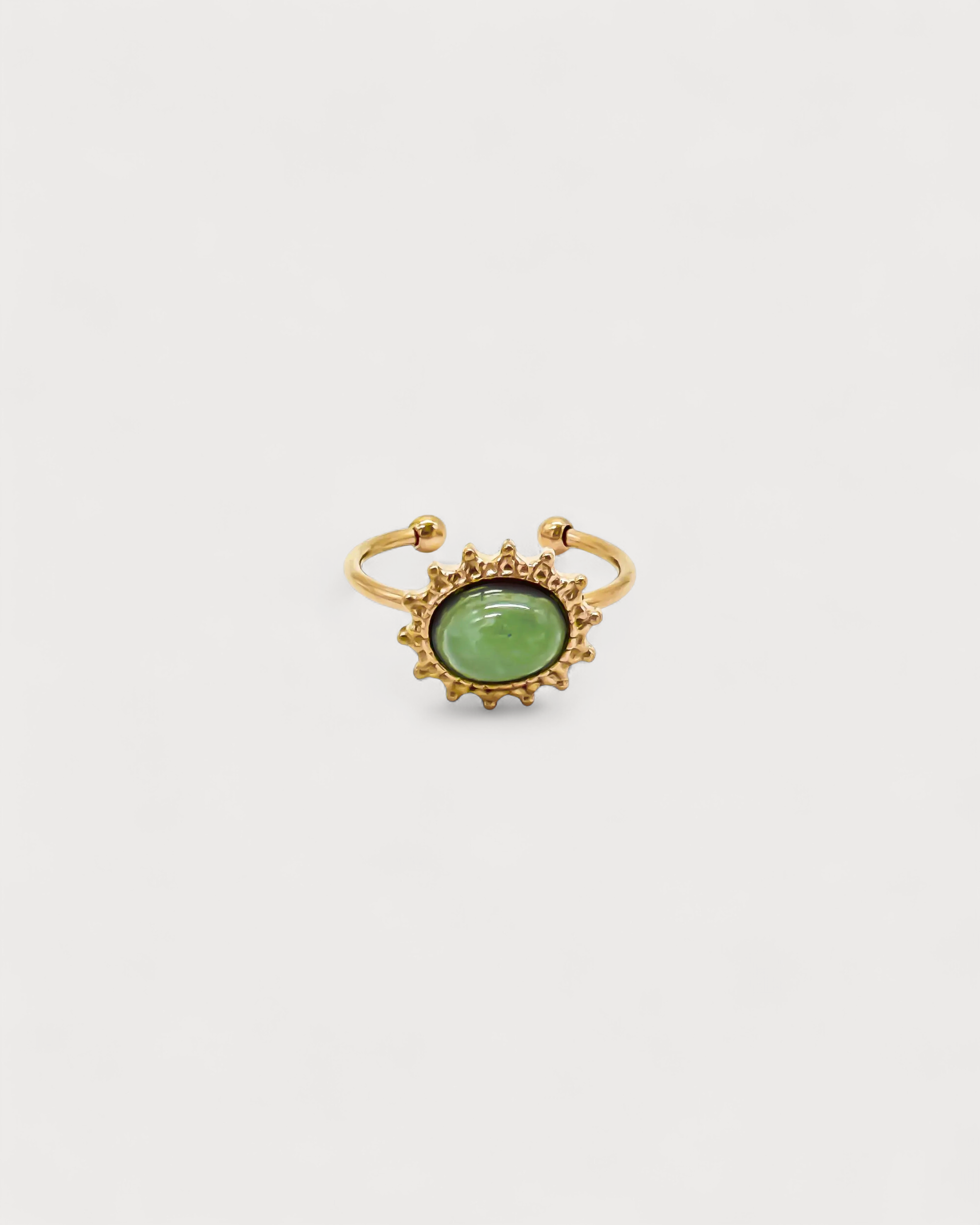 Jolie - Naturstein - Ring - Edelstahl