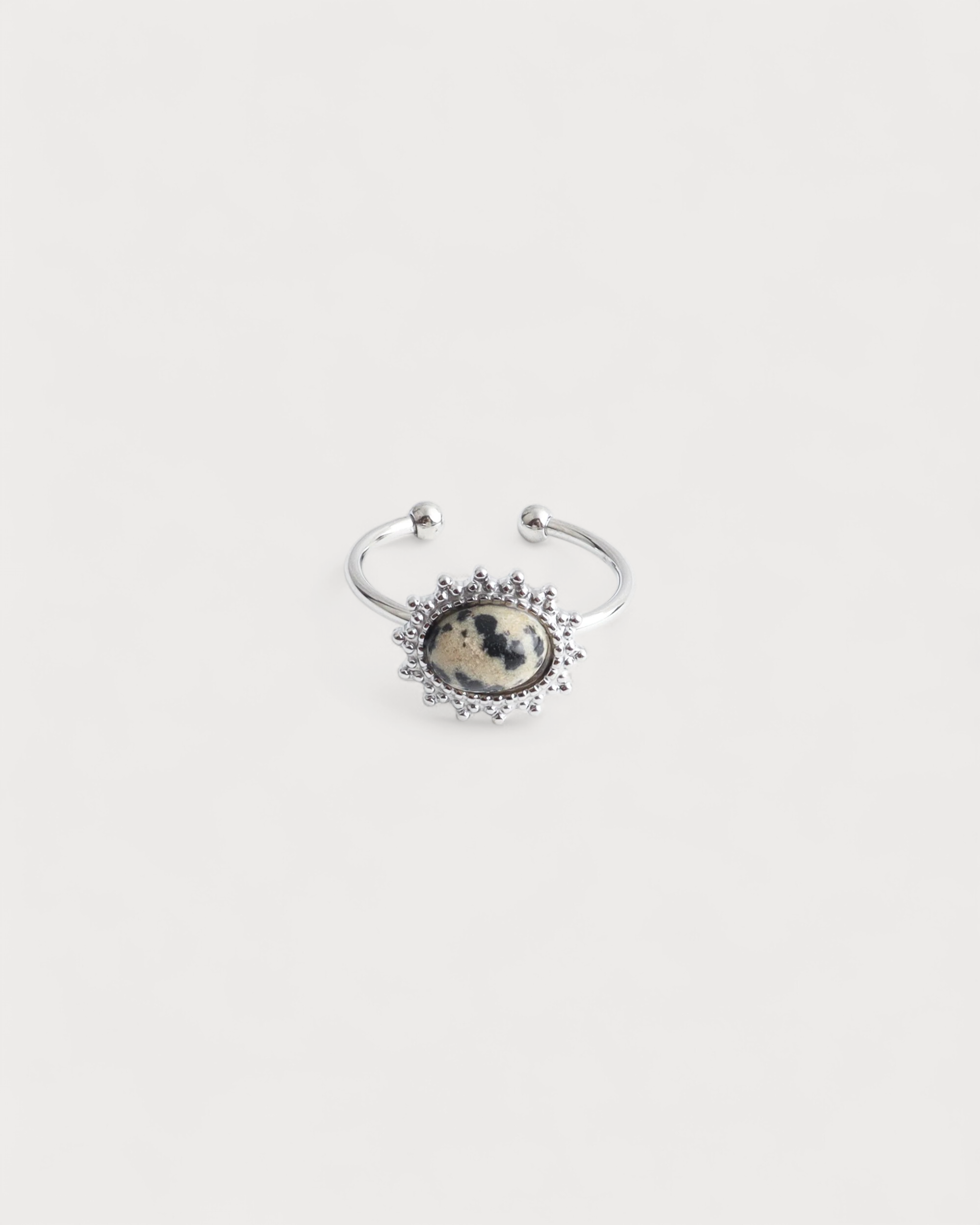 Jolie - Naturstein - Ring - Edelstahl
