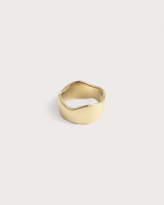 Wavey - Ring - Edelstahl