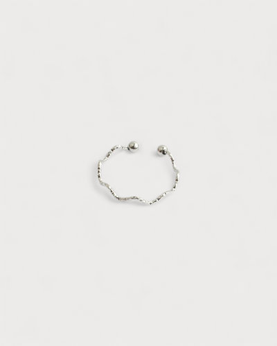 Thin Wave - Ring - Edelstahl - verstellbar