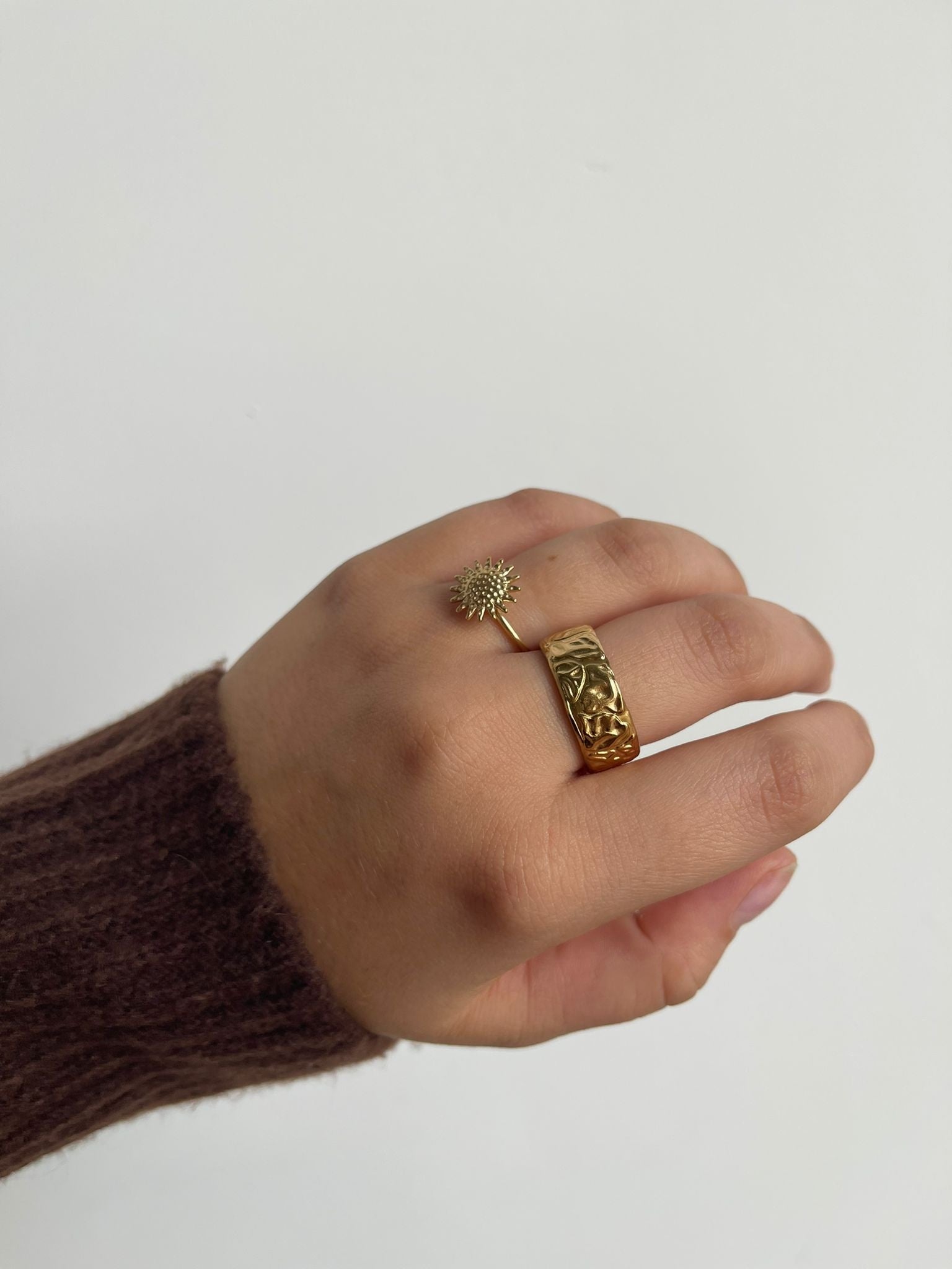 August - Ring - Edelstahl - Einstellbar