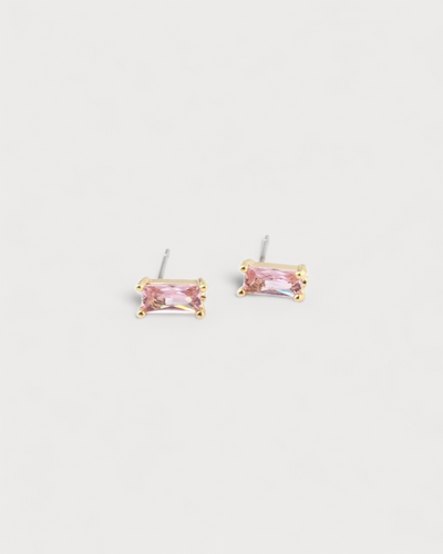 Diamant - Ohrstecker - Ohrringe - Plattiert