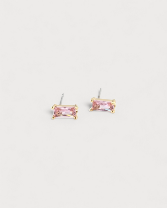 Diamant - Ohrstecker - Ohrringe - Plattiert