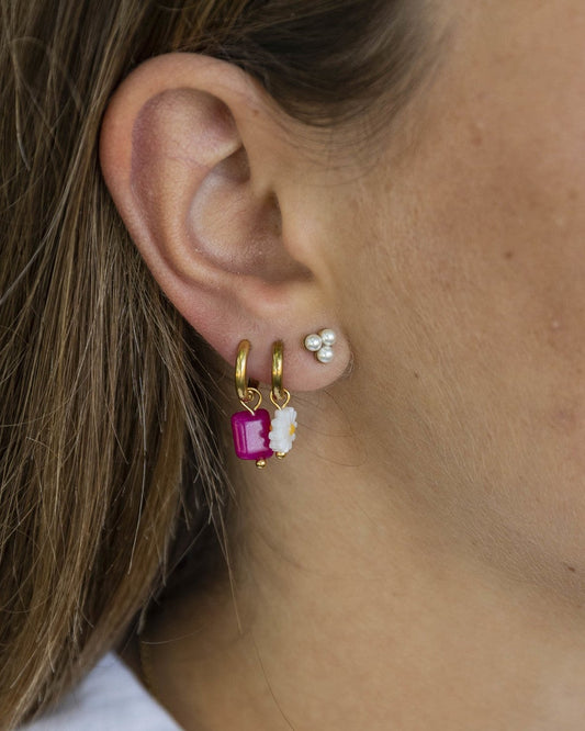 Pearl simplicité - Studs - Ohrringe - Edelstahl